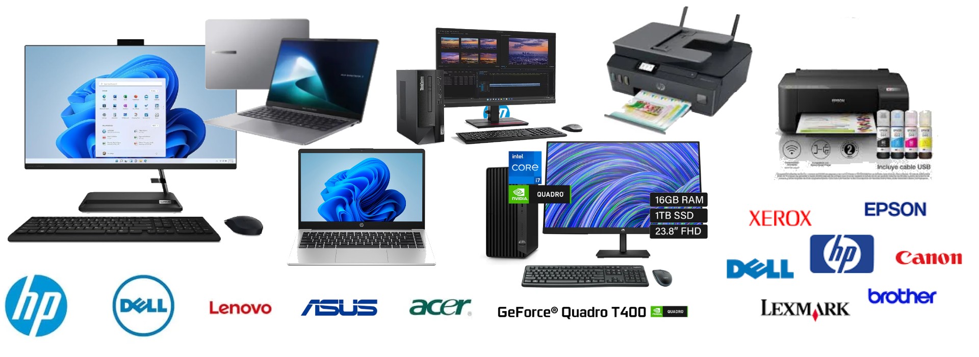 Compras en línea de equipos