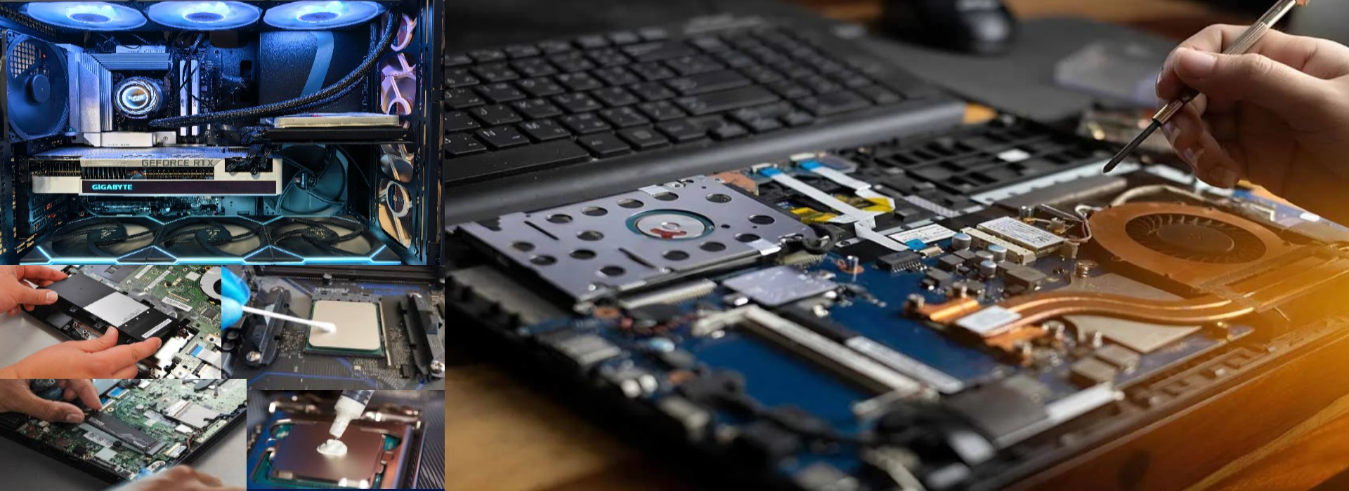 Reparación de computadoras y laptops